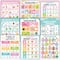 Hadley Designs 11" x 14" Colorful Sound Wall Phonics and Vowels English Posters Set